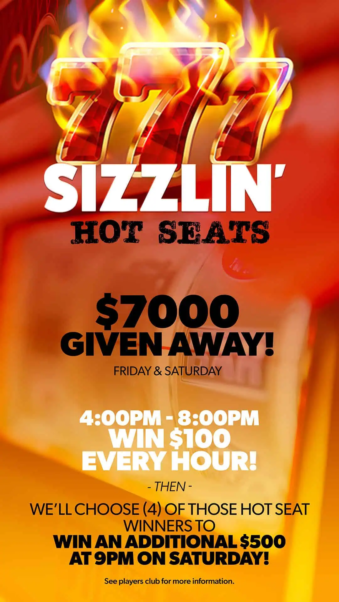 Sizzlin Hot Seats